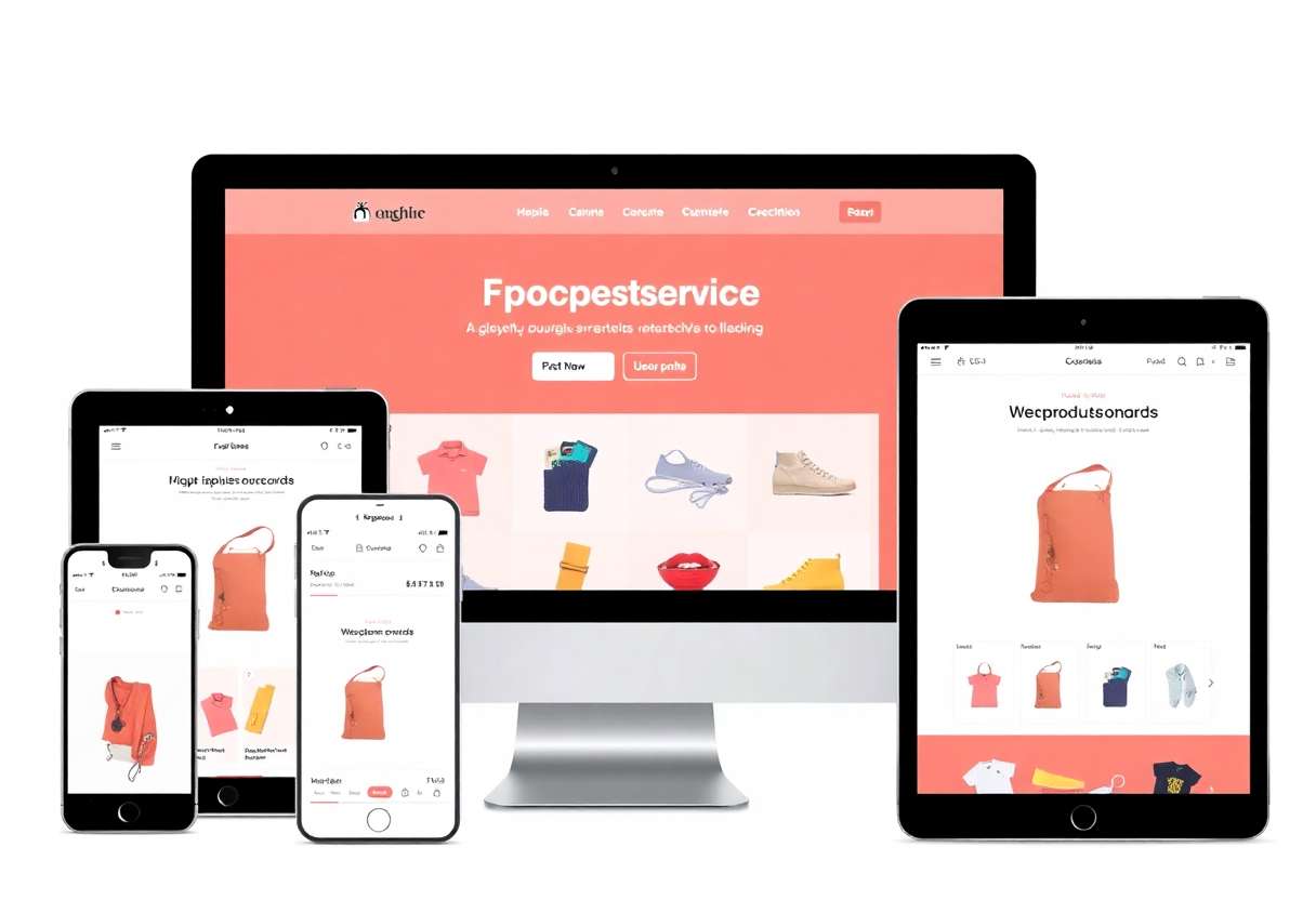E-commerce website showcase