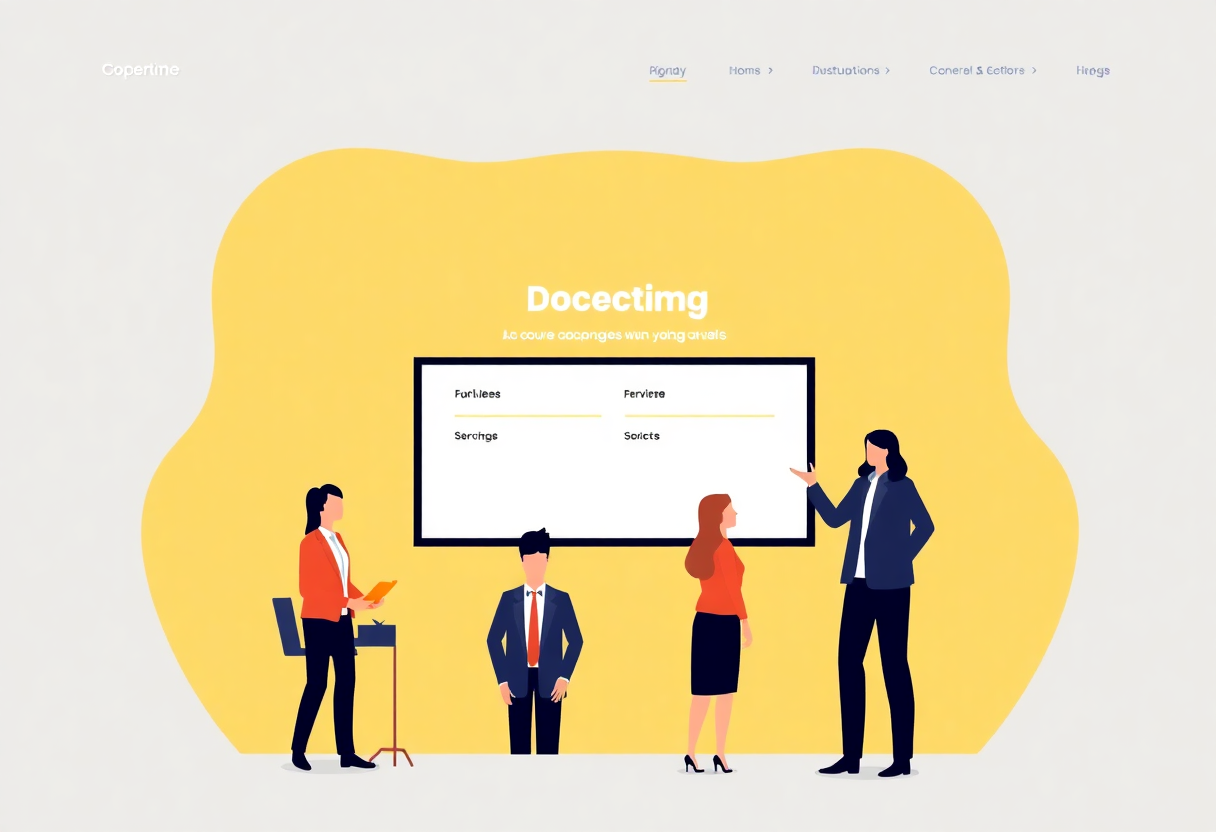 Corporate business website