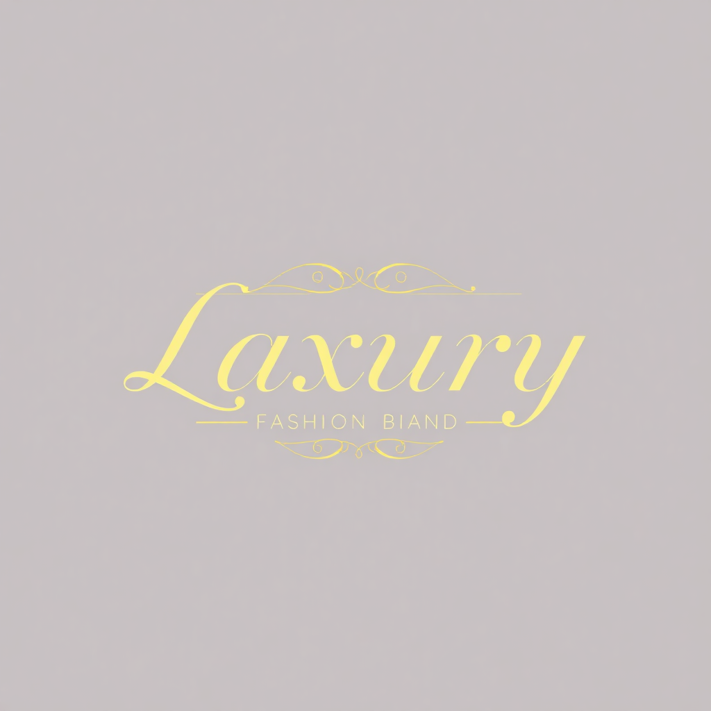 Luxury fashion logo