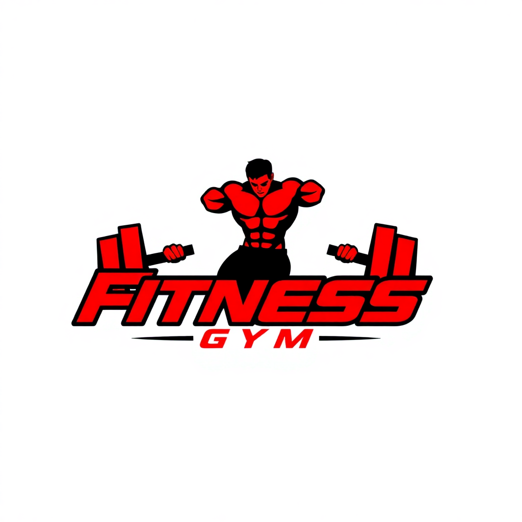 Fitness center logo