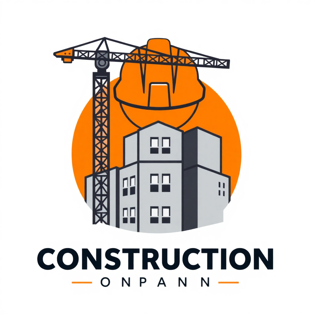 Construction company logo