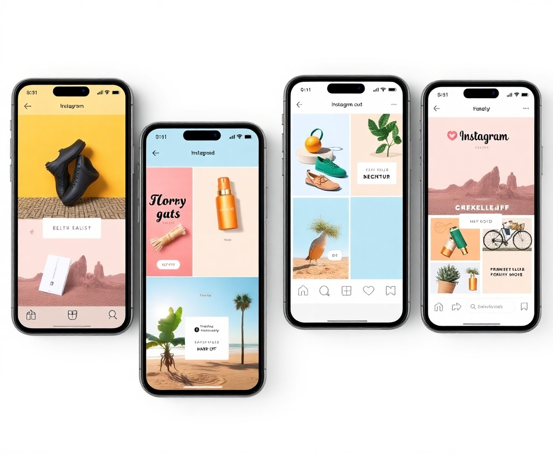 Social media campaign mockup