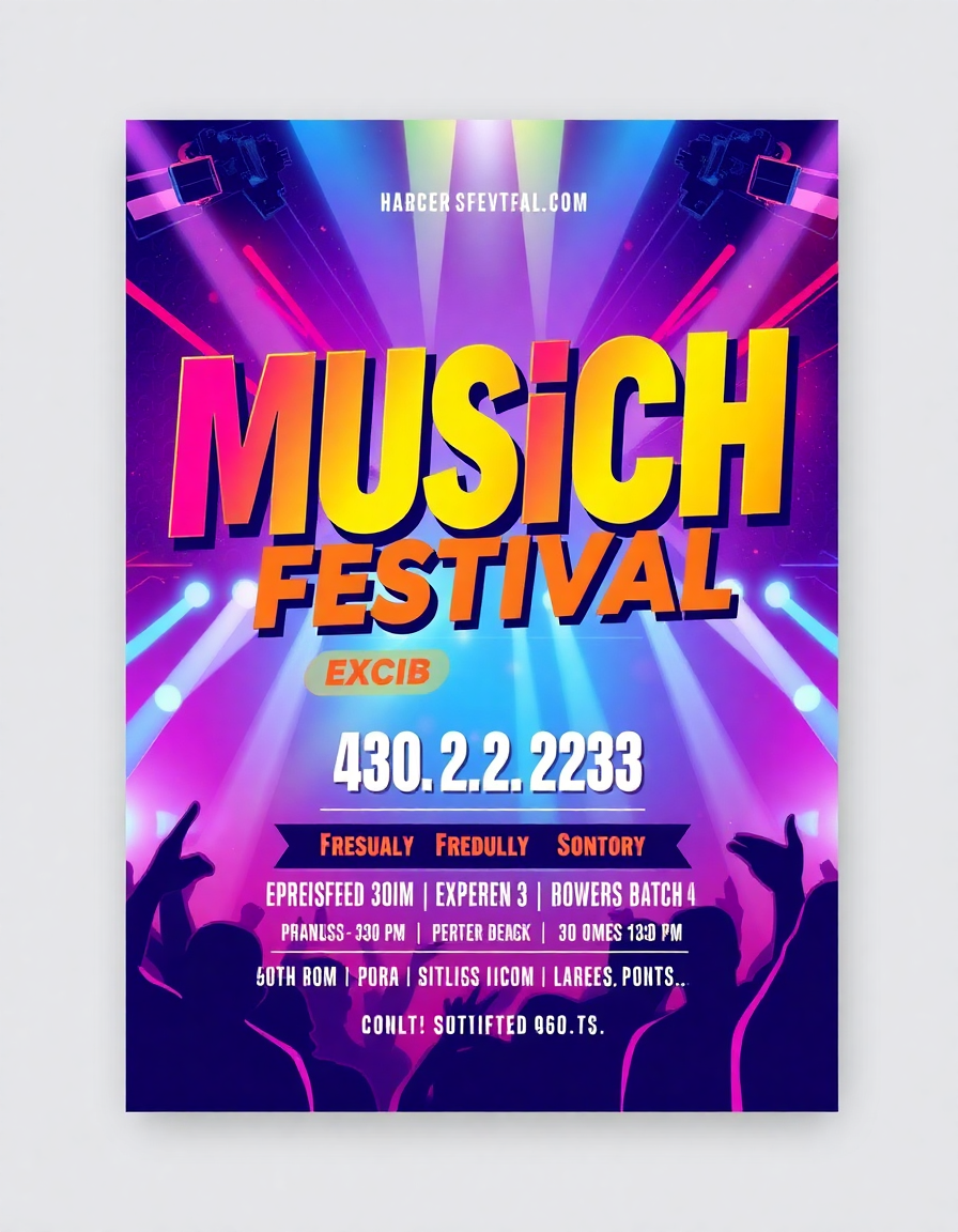Event flyer design